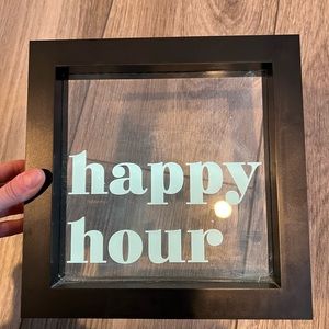 Light up happy hour sign